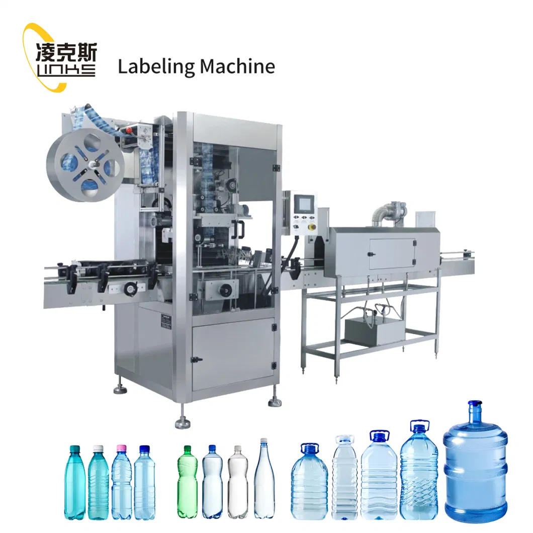 Full Automatic Beverage Liquid Pure Mineral Drinking Soda Water Bottle Blowing Washing Rinsing Filling Bottling Bottled Sealing Labeling Packing Machine